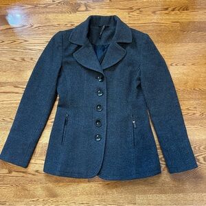 Capucino Grey Wool Blend Jacket